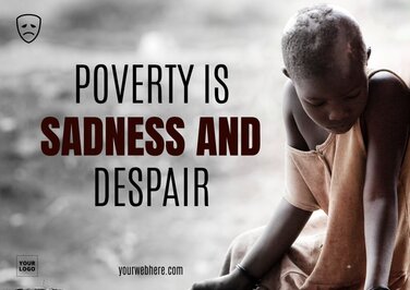 Edit a poverty poster