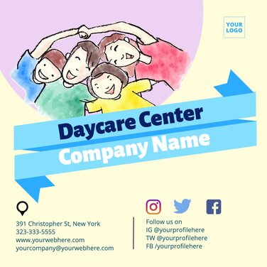 Editable Daycare Flyer Templates Online