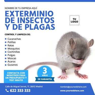 Edita un anuncio de fumigación