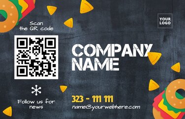 Edit a QR business card
