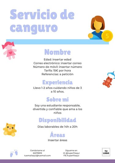 Edita un anuncio de canguro