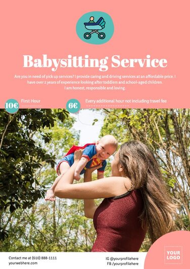 Modifier une annonce de baby-sitting