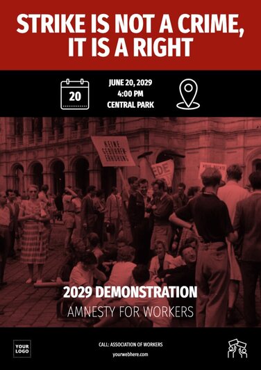 Edit a protest leaflet