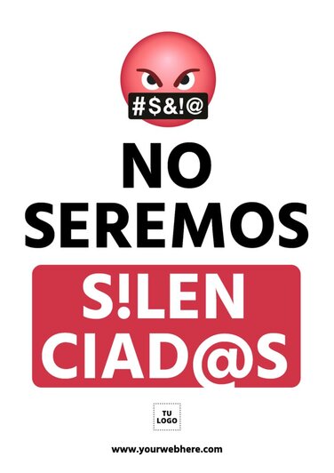 Diseños de carteles para protestas y manifestaciones