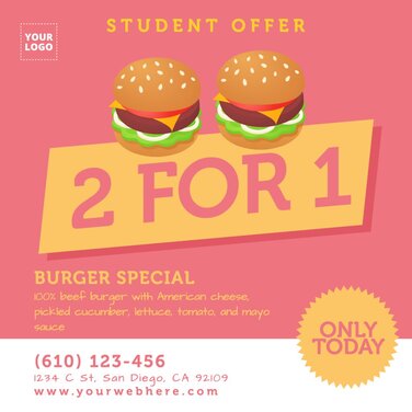 Edit a burger banner