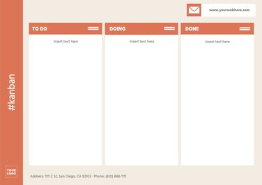 Create Printable Kanban Board Templates