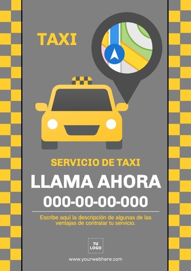 Editar una plantilla para Taxis