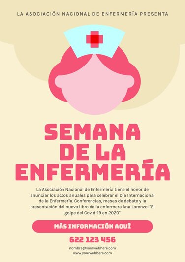Edita un flyer del Día Internacional de los Enfermeros