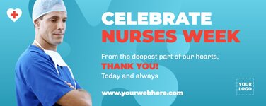 Edit a creative poster on Nurses Day