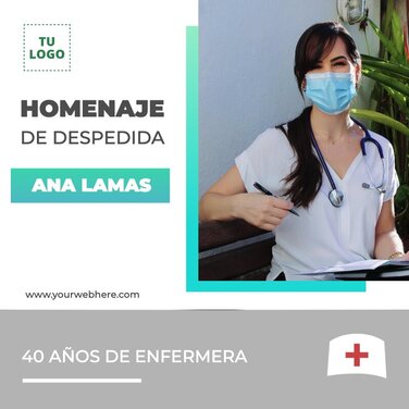Edita un flyer del Día Internacional de los Enfermeros