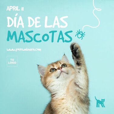 Edita un diseño del Día de las Mascotas