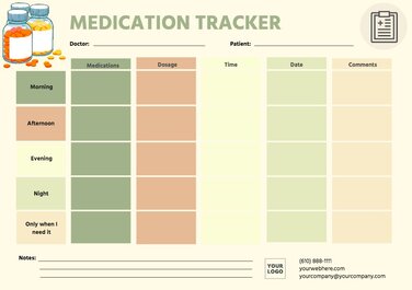 Edit a medication chart