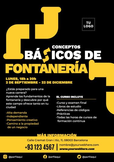 Edita un diseño de fontanería