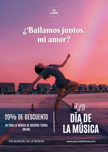 Edita un diseño del Día de la Música