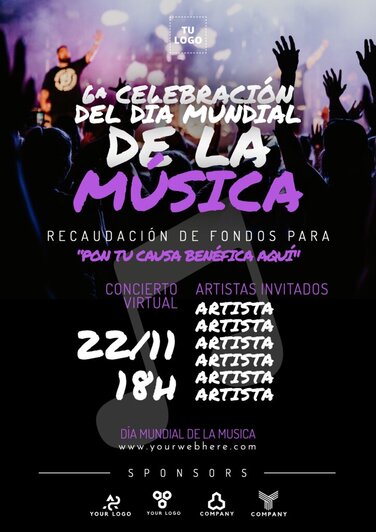 Edita un diseño del Día de la Música