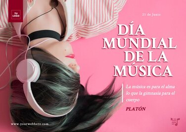 Edita un diseño del Día de la Música