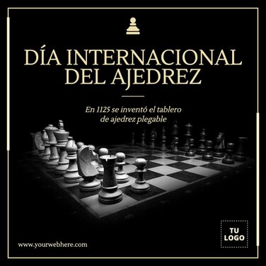Edita un anuncio para torneos de ajedrez