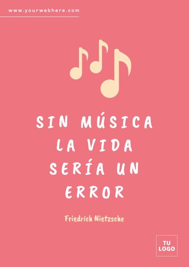 Edita un diseño del Día de la Música