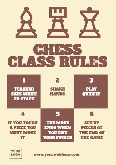 Chess Poster - Set up and Piece movement  Chess, Chess tactics, How to play  chess