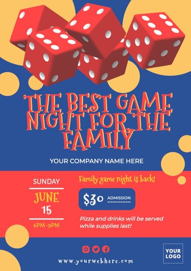Edit a game night template