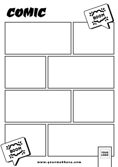Free comic book templates