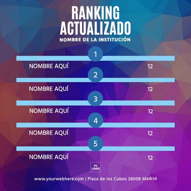 Edita un tabla de clasificación