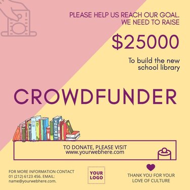 Edit a crowdfunding banner