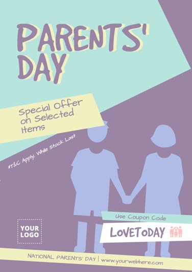 Modifica un poster per la Festa dei genitori