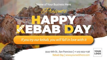 Edit a World Kebab Day banner