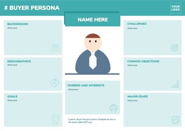 Custom Buyer Persona Canvas Templates