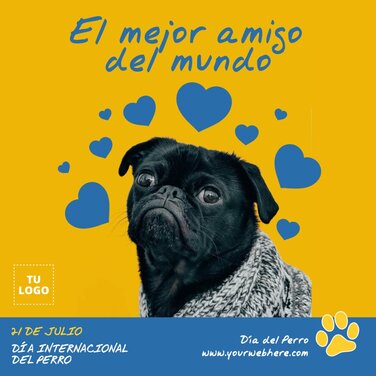 Edita un banner del Día de los Perros