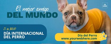 Edita un banner del Día de los Perros