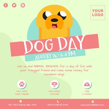 Edit a Dog Day design