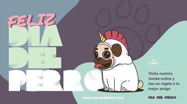 Edita un banner del Día de los Perros