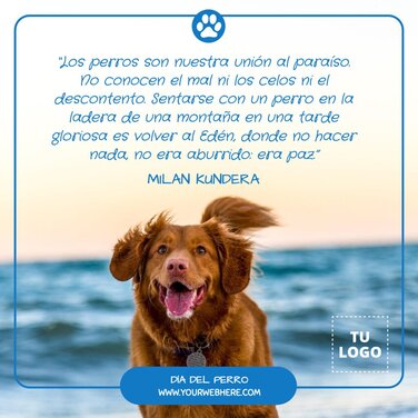 Edita un banner del Día de los Perros