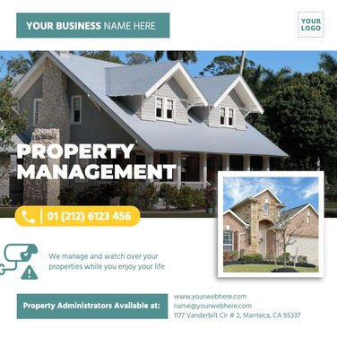 Edit a property management banner