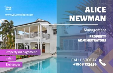 Edit a property management banner