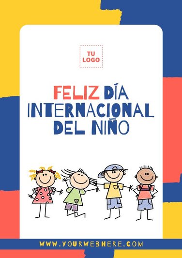 Edita un póster del Día del Niño