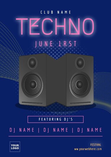 Edit a festival lineup poster