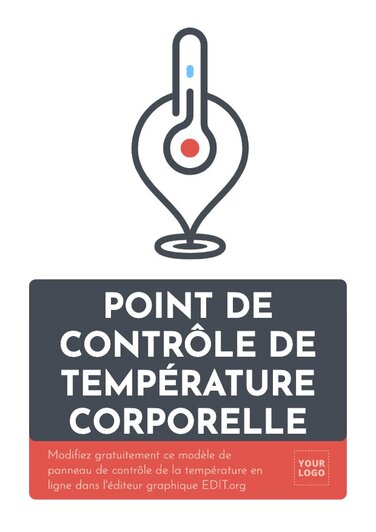Modifier une affiche d'information sur le Coronavirus