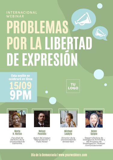 Edita un banner del Día de la Democracia