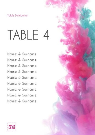 Edit a seating chart template