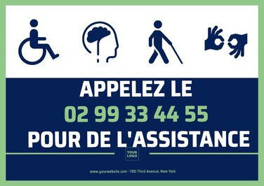 Modifier les panneaux pour les personnes handicapées