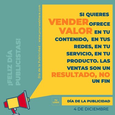 Edita un diseño del Día de la Publicidad