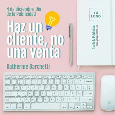 Edita un diseño del Día de la Publicidad