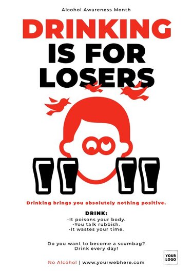 Create an Alcohol Awareness Poster online