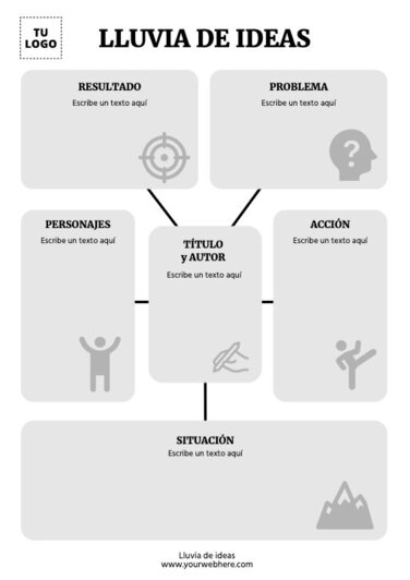 Plantillas Gratuitas Para Diagrama De Lluvia De Ideas Images