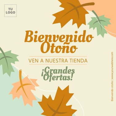 Edita una Tarjeta de otoño