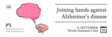 Edit an Alzheimer's Day banner