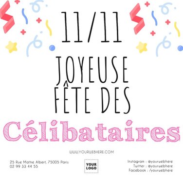 Modifier un modèle pour la Fête des Célibataires